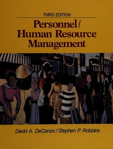 Tapa de Personnel/human resource management