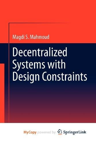 Tapa de Decentralized Systems with Design Constraints