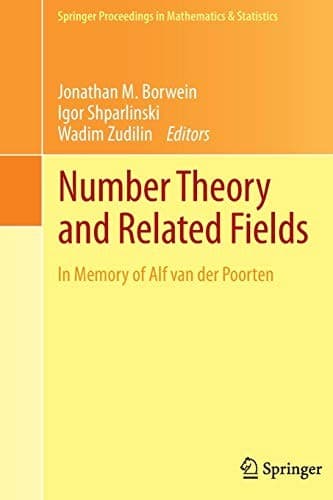 Tapa de Number Theory and Related Fields