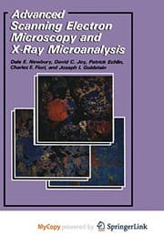 Tapa de Advanced Scanning Electron Microscopy and X-Ray Microanalysis