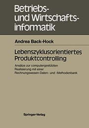 Tapa de Lebenszyklusorientiertes Produktcontrolling