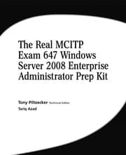 Tapa de The real MCTS/MCITP exam 70-647 prep kit