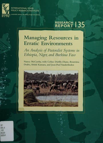 Tapa de Managing resources in erratic environments