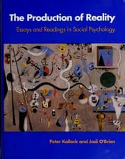 Tapa de The production of reality