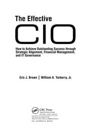 Tapa de The effective CIO