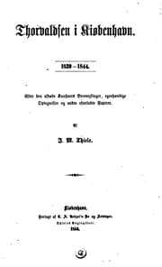Tapa de Thorvaldsen i Kihbenhavn. 1839-1844