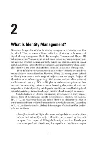 Tapa de Identity management