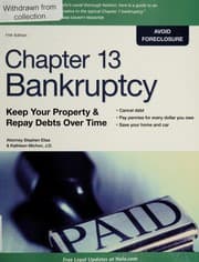Tapa de Chapter 13 bankruptcy