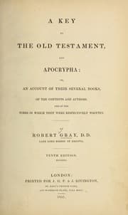 Tapa de A key to the Old Testament and Apocrypha