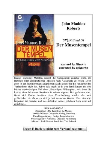 Tapa de Der Musentempel