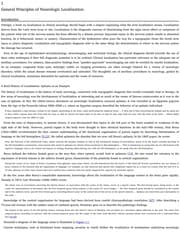 Tapa de Localization in clinical neurology