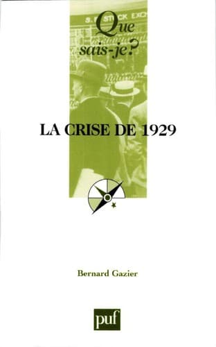 Tapa de La crise de 1929