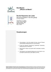 Tapa de Die fu nf Sprachen der Liebe
