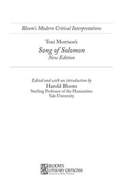 Tapa de Toni Morrison's Song of Solomon