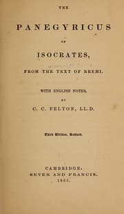 Tapa de The Panegyricus of Isocrates