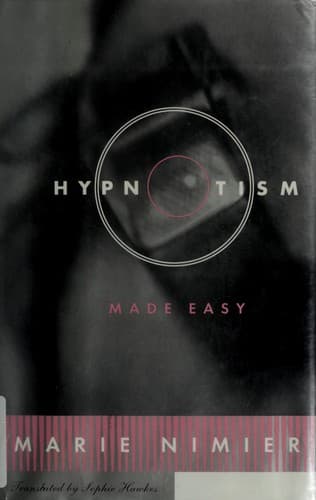 Tapa de Hypnotisme à la portée de tous