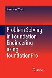 Tapa de Problem Solving in Foundation Engineering using foundationPro