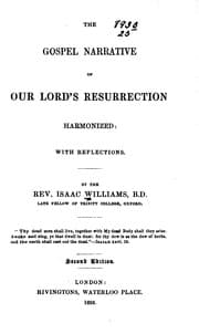 Tapa de The Gospel Narrative of Our Lord's Resurrection, Harmonized