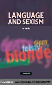 Tapa de Language and sexism