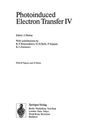Tapa de Photoinduced electron transfer IV