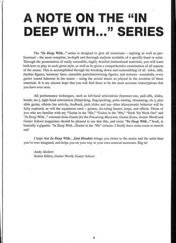 Tapa de In deep with Jimi Hendrix