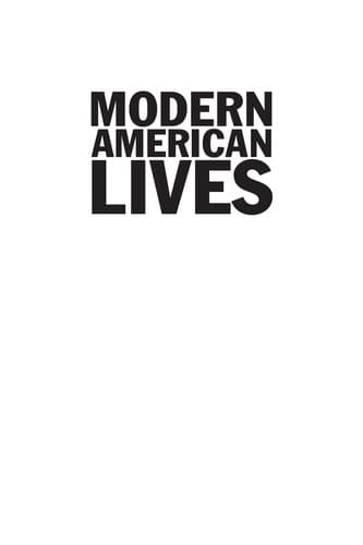 Tapa de Modern American lives