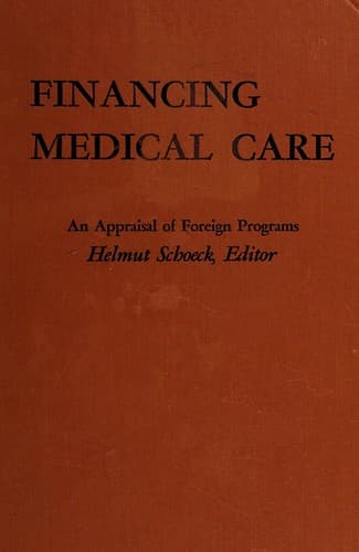 Tapa de Financing medical care