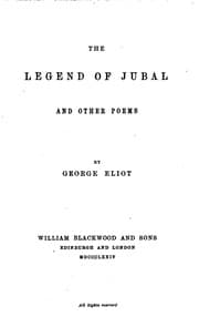 Tapa de The Legend of Jubal, and Other Poems: And Other Poems