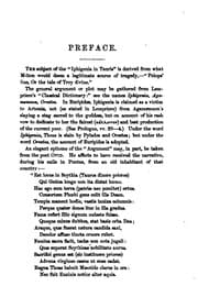 Tapa de The Iphigenia in Tauris of Euripides, with Engl. notes; ed. by E.R. Pitman