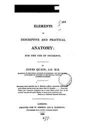Tapa de Elements of descriptive and practical anatomy