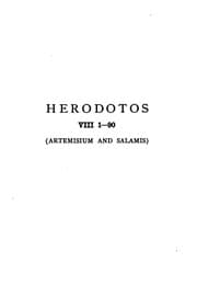 Tapa de Herodotos VIII 1-90: (Artemisium and Salamis)