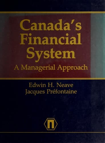 Tapa de Canada's financial system