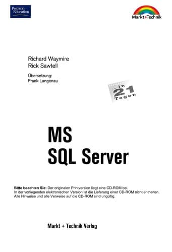 Tapa de MS SQL Server 2000