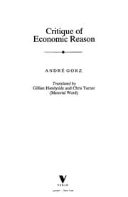 Tapa de Critique of economic reason