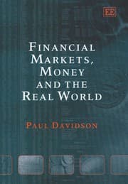Tapa de Financial markets, money, and the real world