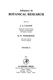 Tapa de Advances in Botanical Research, Volume 11