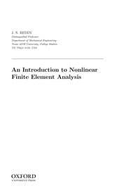 Tapa de INTRODUCTION TO NONLINEAR FINITE ELEMENT ANALYSIS