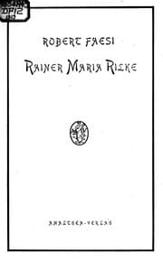 Tapa de Rainer Maria Rilke