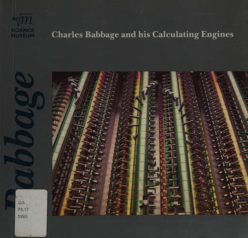 Tapa de Charles Babbage and his calculating engines.