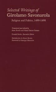 Tapa de Selected writings of Girolamo Savonarola