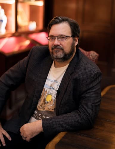 Retrato de Brandon Sanderson