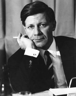 Retrato de Helmut Schmidt