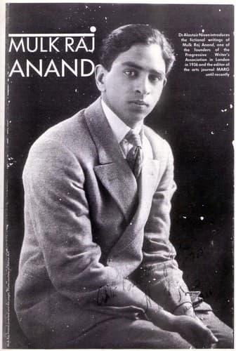 Retrato de Mulk Raj Anand