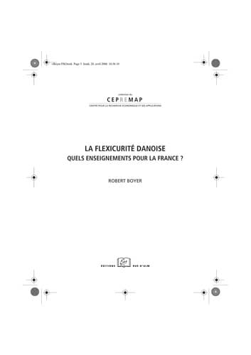 Tapa de La flexicurité danoise