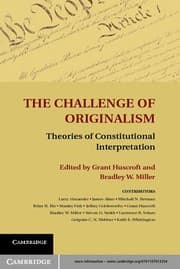 Tapa de The challenge of originalism