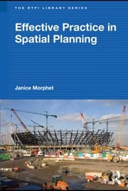 Tapa de Effective practice in spatial planning