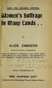 Tapa de Women's suffrage in many lands