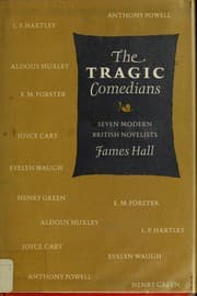 Tapa de The tragic comedians: seven modern British novelists