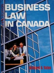 Tapa de Business Law Canada