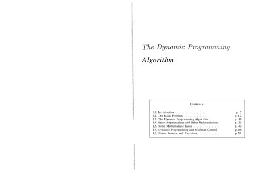 Tapa de Stochastic Optimal Control
